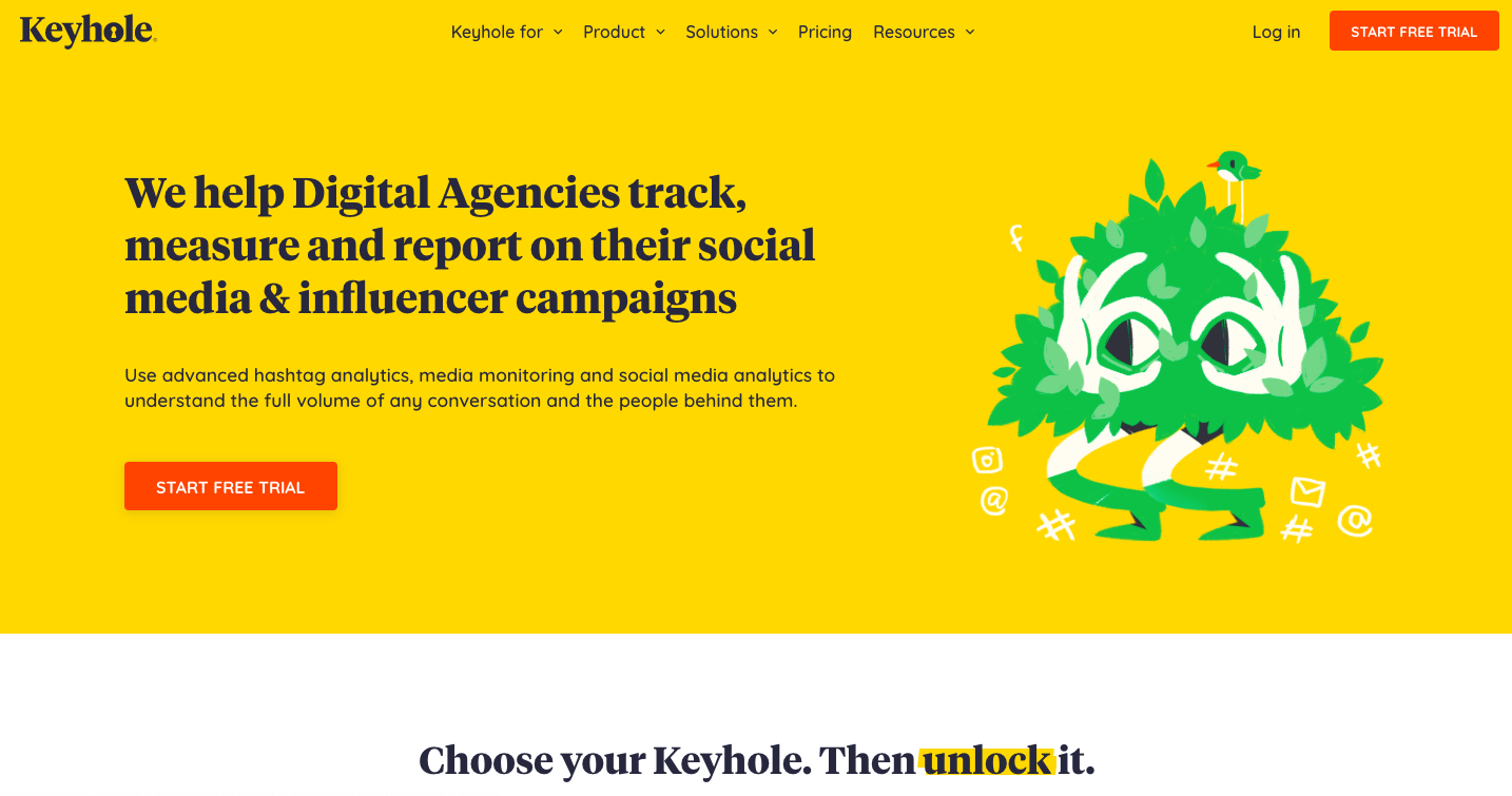 Keyhole Best Social Media Monitoring Tools